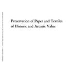 خرید و دانلود نسخه کامل کتاب Preservation of Paper and Textiles of Historic and Artistic Value