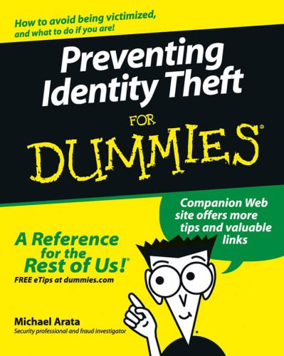 خرید و دانلود نسخه کامل کتاب Preventing identity theft for dummies