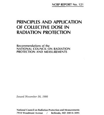 خرید و دانلود نسخه کامل کتاب Principles and Application of Collective Dose in Radiation Protection (N C R P Report)