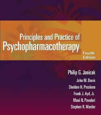 خرید و دانلود نسخه کامل کتاب Principles and Practice of Psychopharmacotherapy