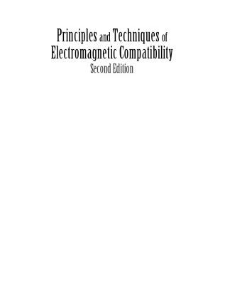 خرید و دانلود نسخه کامل کتاب Principles and Techniques of Electromagnetic Compatibility