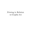 خرید و دانلود نسخه کامل کتاب Printing in relation to graphic art