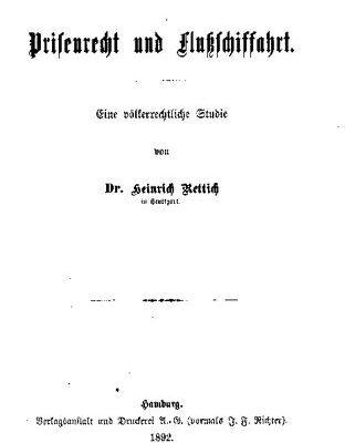 خرید و دانلود نسخه کامل کتاب Prisenrecht und Flußschiffahrt [Flussschifffahrt]