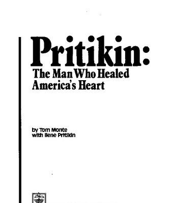 خرید و دانلود نسخه کامل کتاب Pritikin: The Man Who Healed America’s Heart