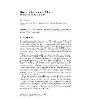 خرید و دانلود نسخه کامل کتاب Probabilities in physics