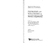 خرید و دانلود نسخه کامل کتاب Problems and Solutions in Mathematics