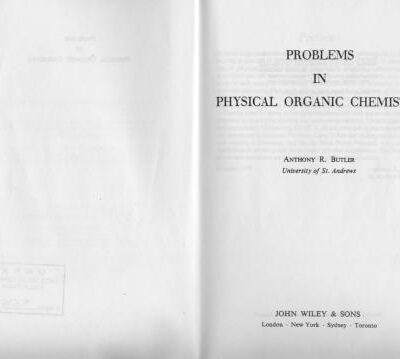 خرید و دانلود نسخه کامل کتاب Problems in Physical Organic Chemistry