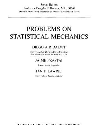 خرید و دانلود نسخه کامل کتاب Problems on Statistical Mechanics