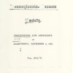 خرید و دانلود نسخه کامل کتاب Proceedings and Addresses at Allentown, November 2, 1906