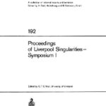 خرید و دانلود نسخه کامل کتاب Proceedings of Liverpool singularities – symposium I