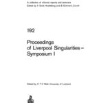 خرید و دانلود نسخه کامل کتاب Proceedings of Liverpool Singularities – Symposium I