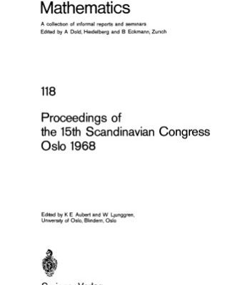 خرید و دانلود نسخه کامل کتاب Proceedings of the 15th Scandinavian Congress Oslo 1968