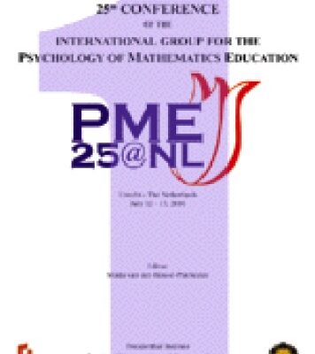 خرید و دانلود نسخه کامل کتاب Proceedings of the 25th Conference of the International Group for the Psychology of Mathematics Education Volume 1