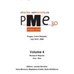 خرید و دانلود نسخه کامل کتاب Proceedings of the 30th Conference of the International Group for the Psychology of Mathematics Education Volume 4