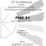 خرید و دانلود نسخه کامل کتاب Proceedings of the 31st Conference of the International Group for the Psychology of Mathematics Education Volume 2