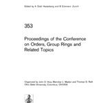 خرید و دانلود نسخه کامل کتاب Proceedings of the Conference on Orders Group Rings and Related Topics