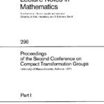 خرید و دانلود نسخه کامل کتاب Proceedings of the second conference on compact transformation groups