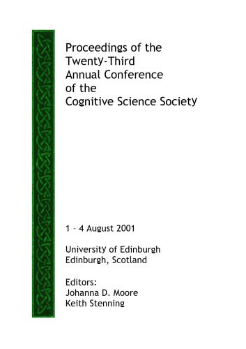 خرید و دانلود نسخه کامل کتاب Proceedings of the Twenty-Third Annual Conference of the Cognitive Science Society_68cf23d5ddda4.jpeg خرید و دانلود نسخه کامل کتاب Proceedings of the Twenty-Third Annual Conference of the Cognitive Science Society