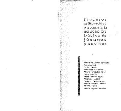 خرید و دانلود نسخه کامل کتاب Procesos de literacidad y acceso a la educación básica de jóvenes y adultos