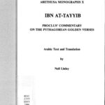 خرید و دانلود نسخه کامل کتاب Proclus’ Commentary on the Pythagorean Golden Verses