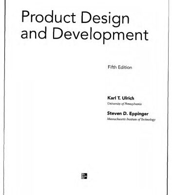 خرید و دانلود نسخه کامل کتاب Product Design and Development