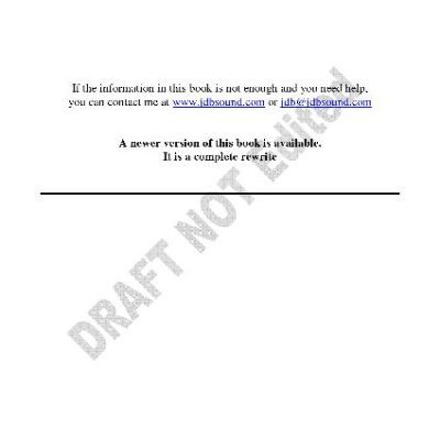 خرید و دانلود نسخه کامل کتاب Professional Sound System Design And Acoustics Manual Jbd Accoustics