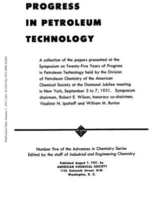 خرید و دانلود نسخه کامل کتاب Progress in Petroleum Technology