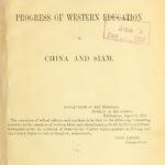خرید و دانلود نسخه کامل کتاب Progress of Western Education in China and Siam