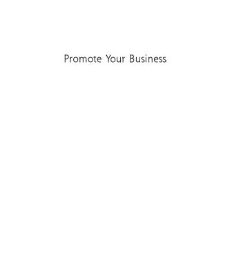 خرید و دانلود نسخه کامل کتاب Promote Your Business: How to Write Effective Marketing Material for Your Small Business