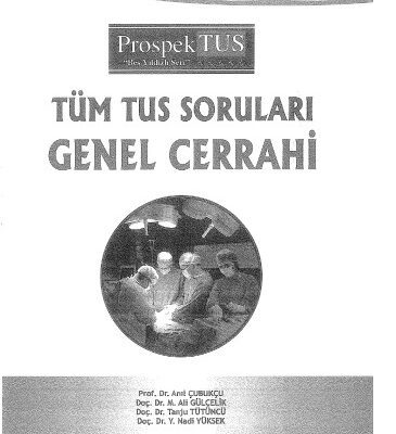 خرید و دانلود نسخه کامل کتاب ProspekTUS Tüm Tus Soruları – Genel Cerrahi