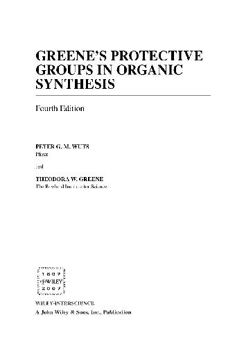 خرید و دانلود نسخه کامل کتاب Protective Groups in Organic Synthesis_68d38fdc3f2de.jpeg خرید و دانلود نسخه کامل کتاب Protective Groups in Organic Synthesis