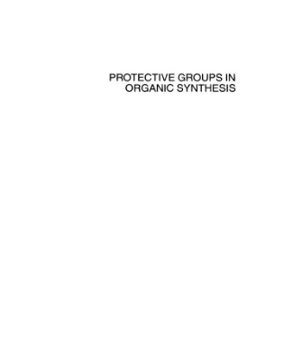 خرید و دانلود نسخه کامل کتاب Protective groups in organic synthesis