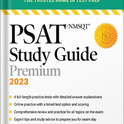 خرید و دانلود نسخه کامل کتاب PSAT/NMSQT Study Guide, 2023: Comprehensive Review with 4 Practice Tests + an Online Timed Test Option (Barron’s Test Prep) Second Edition by Brian W. Stewart M.Ed.