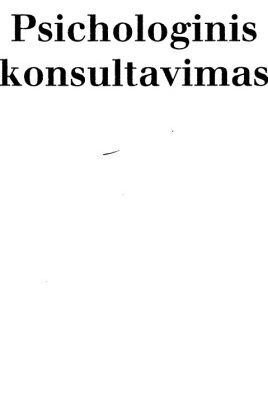 خرید و دانلود نسخه کامل کتاب Psichologinis konsultavimas