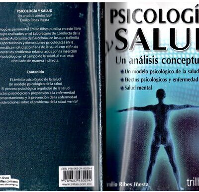 خرید و دانلود نسخه کامل کتاب Psicología y salud: un análisis conceptual