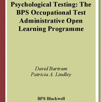 خرید و دانلود نسخه کامل کتاب Psychological Testing: BPS Occupational Test  Administration Open Learning Programme