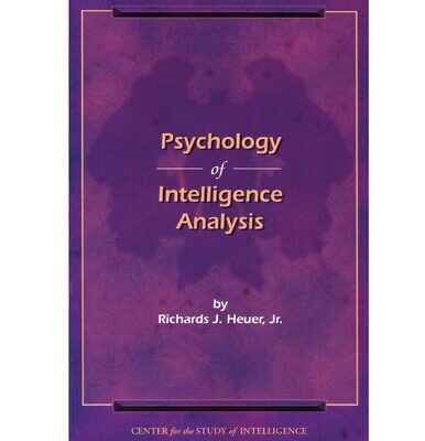 خرید و دانلود نسخه کامل کتاب Psychology of Intelligence Analysis