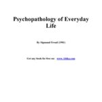 خرید و دانلود نسخه کامل کتاب Psychopathology Of Everyday Life