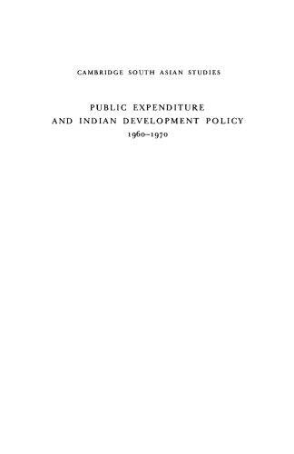 خرید و دانلود نسخه کامل کتاب Public Expenditure and Indian Development Policy 1960-70_68c97250d4490.jpeg خرید و دانلود نسخه کامل کتاب Public Expenditure and Indian Development Policy 1960-70