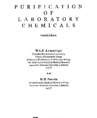 خرید و دانلود نسخه کامل کتاب Purification of Laboratory Chemicals