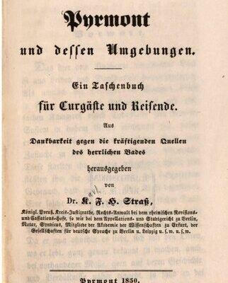 خرید و دانلود نسخه کامل کتاب Pyrmont und dessen Umgebungen. Ein Taschenbuch für Curgäste [Kurgäste] und Reisende