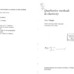 خرید و دانلود نسخه کامل کتاب Qualitative methods in elasticity