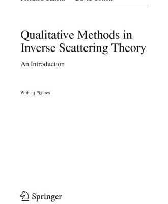 خرید و دانلود نسخه کامل کتاب Qualitative methods in inverse scattering theory: an introduction