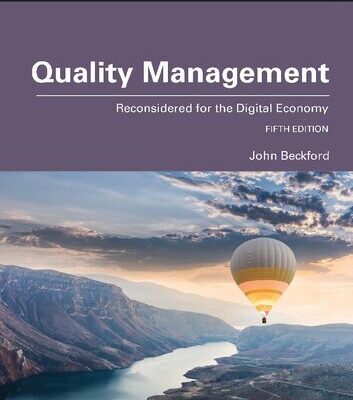 خرید و دانلود نسخه کامل کتاب Quality Management: Reconsidered for the Digital Economy