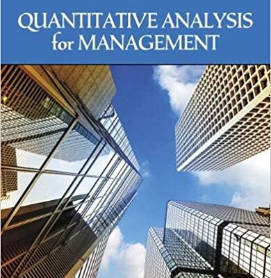 خرید و دانلود نسخه کامل کتاب Quantitative Analysis for Management [RENTAL EDITION] 13th Edition –  +  pdf