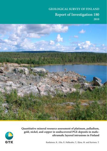 خرید و دانلود نسخه کامل کتاب Quantitative mineral resource assessment of platinum, palladium, gold, nickel, and copper in undiscovered PGE deposits in mafic-ultramafic layered intrusions in Finland_68c2451113972.jpeg خرید و دانلود نسخه کامل کتاب Quantitative mineral resource assessment of platinum, palladium, gold, nickel, and copper in undiscovered PGE deposits in mafic-ultramafic layered intrusions in Finland
