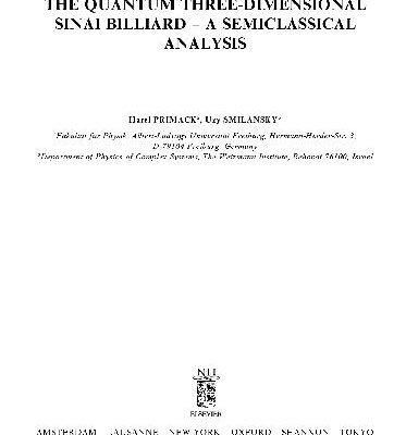 خرید و دانلود نسخه کامل کتاب Quantum 3D Sinai billiard: a semiclassical analysis