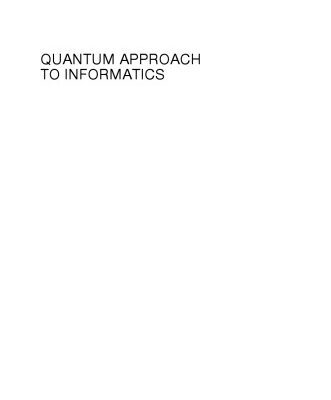 خرید و دانلود نسخه کامل کتاب Quantum Approach to Informatics