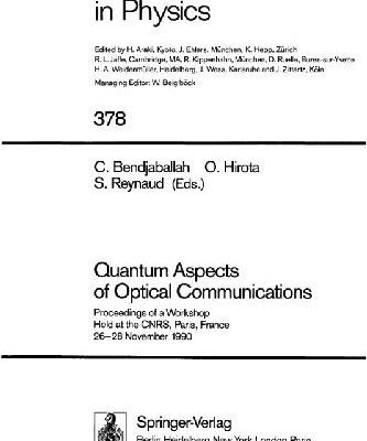 خرید و دانلود نسخه کامل کتاب Quantum Aspects of Optical Communications