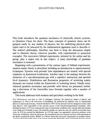 خرید و دانلود نسخه کامل کتاب Quantum Chaos: An Introduction